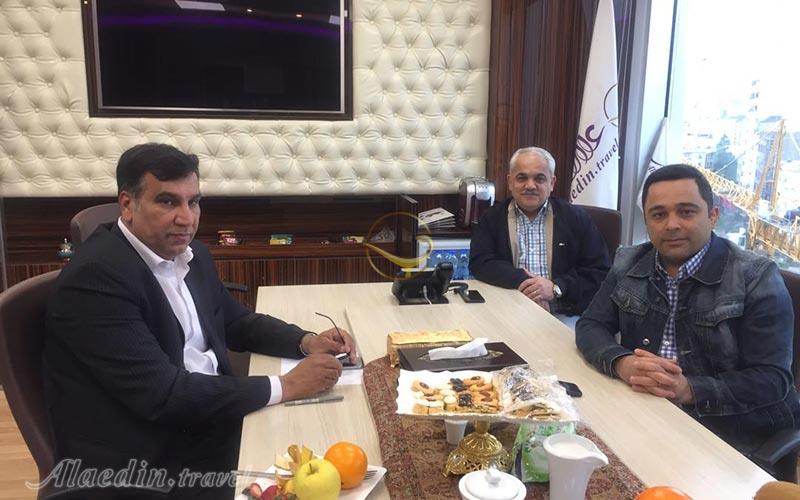 حضور دکتر برومند، مدیر کل میراث فرهنگی، صنایع دستی و گردشگری استان هرمزگان در علاءالدین تراول