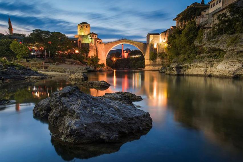 شهر موستار در کشور بوسنی و هرزگوین