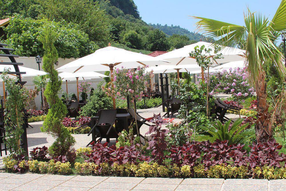 کافه باغ هتل رسپینا لاهیجان | علاءالدین تراول