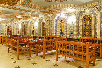 رستوران سنتی ترمه هتل قصرطلایی مشهد | علاءالدین تراول