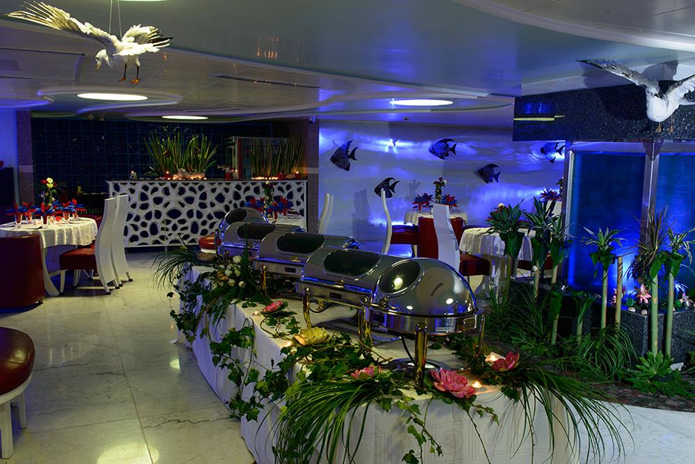 رستوران 5قاره زوشا هتل قصرطلایی مشهد | علاءالدین تراول