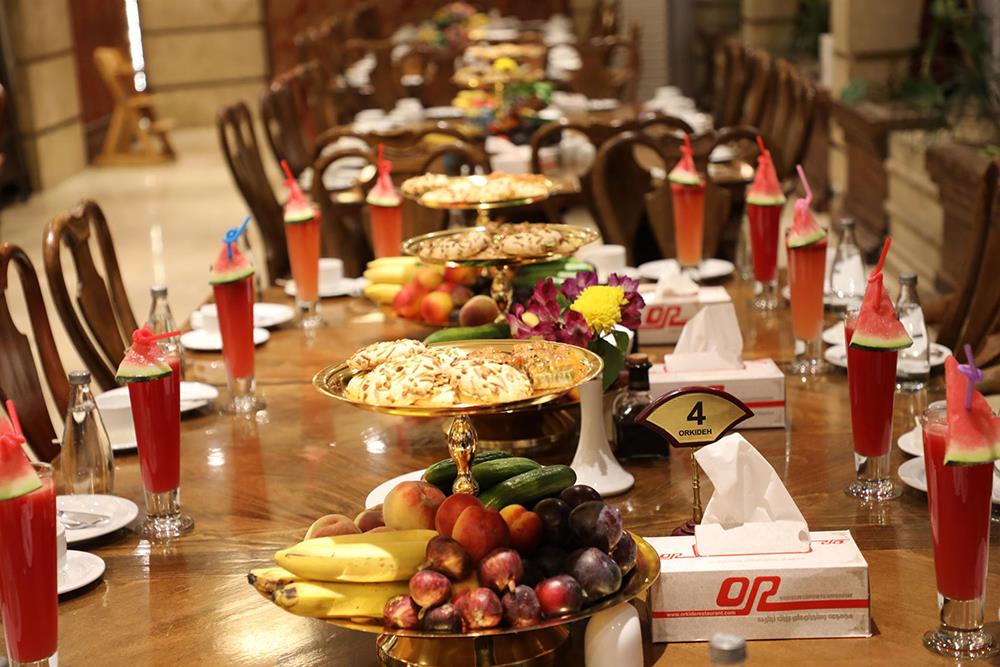 رستوران ارکیده میدان آرژانتین تهران | علاءالدین تراول