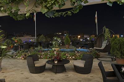 رستوران تابستانی بارگاه هتل قصرطلایی مشهد | علاءالدین تراول