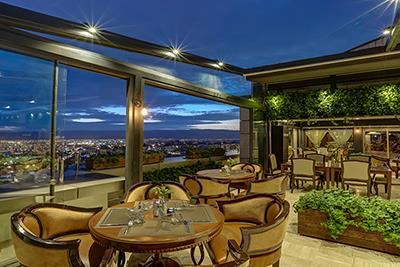 رستوران پانارامیک هتل بزرگ شیراز | علاءالدین تراول