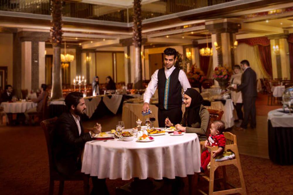 رستوران آتریوم هتل درویشی مشهد | علاءالدین تراول