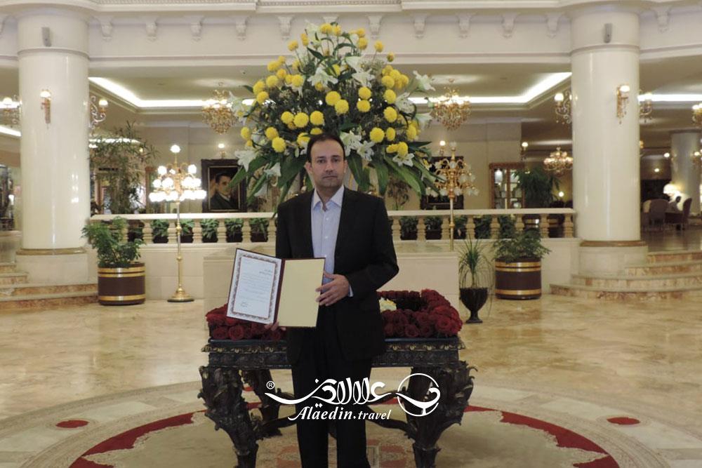 امیر سزاوار هتل قصر طلایی مشهد | فعال گردشگری